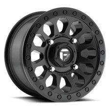 Fuel Vector D579 Black UTV / ATV Rims: 15x7 4x137 38mm, D5791570A654 picture