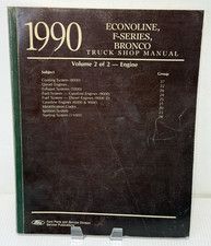 1990 Ford Econoline F-Series Bronco Shop Manual (Vol. 2 ENGINE Only) F-150 F-350 picture