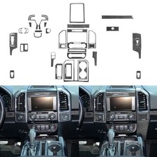 42Pcs Real Carbon Fiber Full Interior Kits Dash Trim For Ford F-150 Raptor 15-20 picture