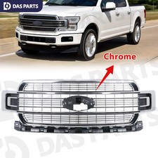 Limited Style Front Bumper Grille Grill Chrome Fit For 2018-2020 Ford F-150 F150 picture
