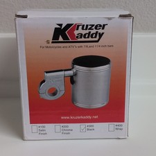 Kruzer Kaddy #300 BlackCup Holder Cruzer Caddy Handlebar Mount New picture