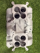 NOS RARE Weiand WB4D Aluminum 2x4 Dual Quad Intake Manifold for Buick Nailhead picture