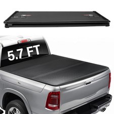 5.7FT Hard Tri-fold Truck Tonneau Cover For 2009-2025 Dodge Ram 1500 w/o RamBox picture
