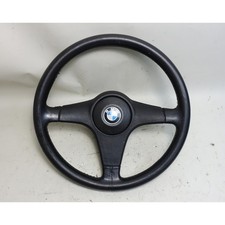 Damaged 84-93 BMW E30 3-Series E28 E24 Sports Leather Steering Wheel 385mm OEM picture