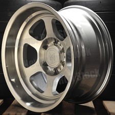 Mflow MF07 6x139.7 6x5.5 17x9 -38 offset machine silver 6 spoke 3