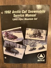1992 Arctic Cat Lynx Mountain Cat Snowmobile Factory Service Manual OEM 2254-735 picture
