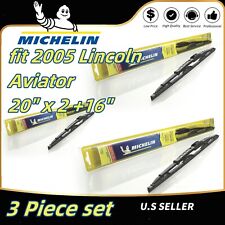 Wiper Blades 3-Pack Front Rear Standard - fit 2005 Lincoln Aviator - 30200x2/160 picture