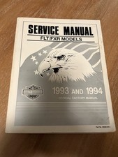1993 1994 Harley Davidson FLT / FXR Models Factory Service Manual 99483-94 (G3) picture