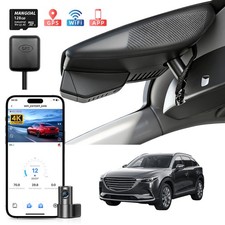 Front 4K+Rear 1080p Dash Cam Custom for Mazda CX5 2019-2025 & CX-9 2020-2023 GPS picture