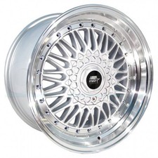 One 16x8 MST MT13 5x100/5x114.3 20 Silver Machined Lip Wheel Rim 73.1 picture