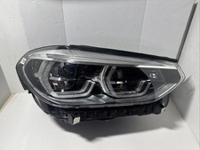 BMW X3 X4 2018-21 RH Passenger LED Adaptive Headlight 8739658-04 BURNED LED RODS picture