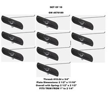 For 1960-1974 C10 Pickup Molding Clips for Fenders, Doors, Qtr Panels 10pc picture