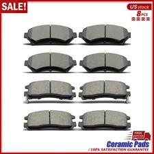 Front and Rear Ceramic Brake Pads For 2000-2005 Chevrolet Impala Century LeSabre picture