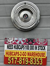 1957 Mercury Turnpike 14” Hubcap 1 Rare Beautiful Black/Stainless.very Rare picture