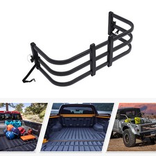 Universal Adjustable Truck Bed Extender 49-61in 180° Flip Black Aluminium picture