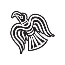 Norse Mythology Viking Raven V2 Sticker Decal picture