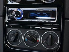 For MG TF 2001-2005    Polished Aluminium Heater dash panel Surrounds Rings x3 picture
