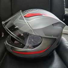 Sedici Primo Strada II XL Full Face Motorcycle Helmet Snell M2020D DOT Gray Red picture