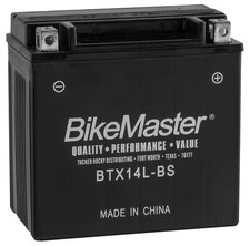 BikeMaster Maintenance Free Battery BTX14L-BS #BTX14L-BS Harley Davidson/Buell picture
