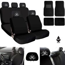 For Subaru New Lotus Car Truck SUV Seat Covers Headrest Floor Mats Full Set  picture