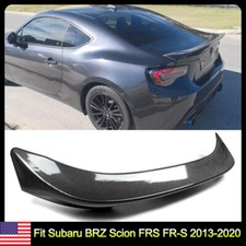 Duckbill Highkick Spoiler Fin Carbon Look For Subaru BRZ Scion FR-S 86 2013-2020 picture