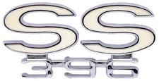 JEGS SS 396 Rear Panel Emblem for 1966 Chevrolet Chevelle SS 396 picture