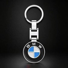BMW Keychain Metal Emblem Style Black keyring for all Models USA SELLER picture