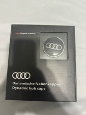 61MM Floating AUDI Genuine Dynamic Hub Caps Wheel Cap R8 RS6 S4 S7 RS7 Q7 Q8 Q5 picture