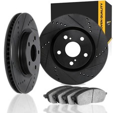 For BMW 135is 2013 Rotor Set | Front | Excluded Calipers | Drilled And Slotted picture