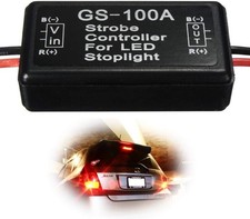 12V GS-100A LED Brake Stop Light Strobe Flash Module Controller Box For Car picture
