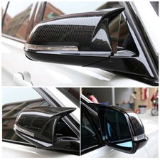 2x Carbon Fiber Wing Mirror Cover Cap For BMW F20 F21 F22 F30 F31 F32 F36 X1 E84 picture