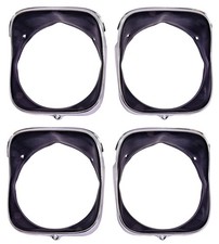 JEGS Headlight Bezels for 1969 Chevrolet Chevelle, El Camino picture