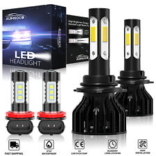 For Ford Explorer 2011-2015 - 4x Combo LED Headlights Fog Light Bulbs Kit WHITE picture