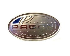 Early Pagani Zonda Bonnet Hood Ornament Badge Emblem Brass Chrome picture