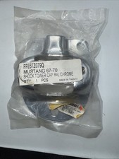 Ford Mustang Chrome Shock Tower Cap FFE67Z079Q Front Left Right Fits 1967-1970 picture