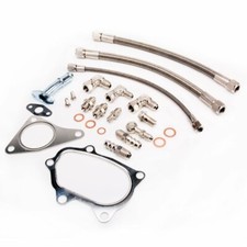 TRITDT Fits SUBARU WRX STI TD05 TD06 Turbo Install Kit Braided Steel Line picture