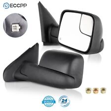Power Heated Tow Mirrors Flip-Up Pair For 2002-08 Dodge RAM 1500 03-09 2500 3500 picture