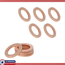 10 PCS 14mm Copper Drain Plug Gasket Washers, Crush Washer Seals, 007603-014106 picture