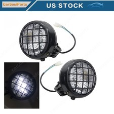 us 2x Led Headlight fit Yamaha 1987-06 Banshee lens bulbs lights grills Warrior picture
