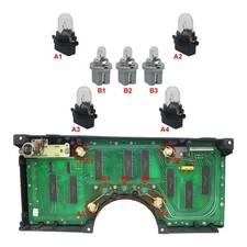 For Chevrolet Corvette C4 84-89 Digital Instrument Cluster Lamps Bulbs Kit picture