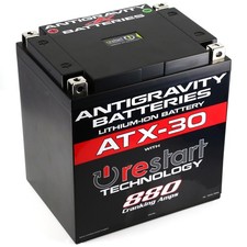 Antigravity Batteries ATX30-RS Lithium Motorcycle Battery RE-START 880CA YTX30 picture