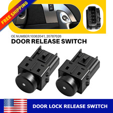 2x For 2005-2013 C6 Corvette GM Interior Door Release Switch Button 10362041 NEW picture