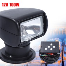 360° Remote Control Spotlight For Boat Truck Car Marine Searchlight 12V 100W New picture