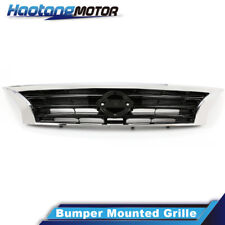 Fit For 2013-15 14 Nissan Altima Chrome Front Bumper Grille Upper Grill Assembly picture