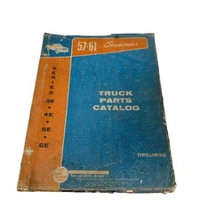 VTG 1957-1961 STUDEBAKER TRUCK PARTS CATALOG CHAMP TRANSTAR MANUAL 57-61 picture