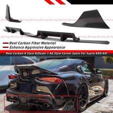 For 20-26 Supra A90 A91 MK5 K Style Carbon Fiber Rear Diffuser + AG Corner Spats picture
