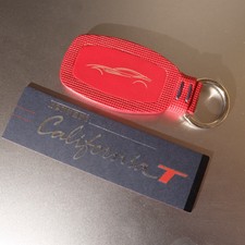 Ferrari keychain California T leather key ring fob chain keyring 206 246 GT Dino picture