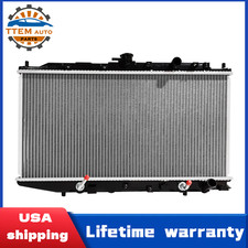 For 1988-91 Honda CRX 1.5 1.6 l4 1988-91 Civic 1.5 1.6 l4 Aluminum Radiator 886 picture