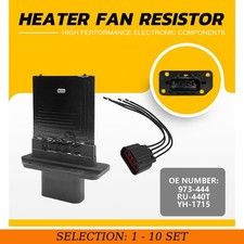 1-10X HVAC Blower Resistor w/Wire Harness Fit Ford Fiesta 2011-13 Mazda Tribute picture