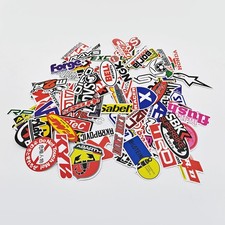 100PCS Vinyl JDM Stickers Pack Helmet Car Motorcycle Racing Motocross Decals Lot picture
